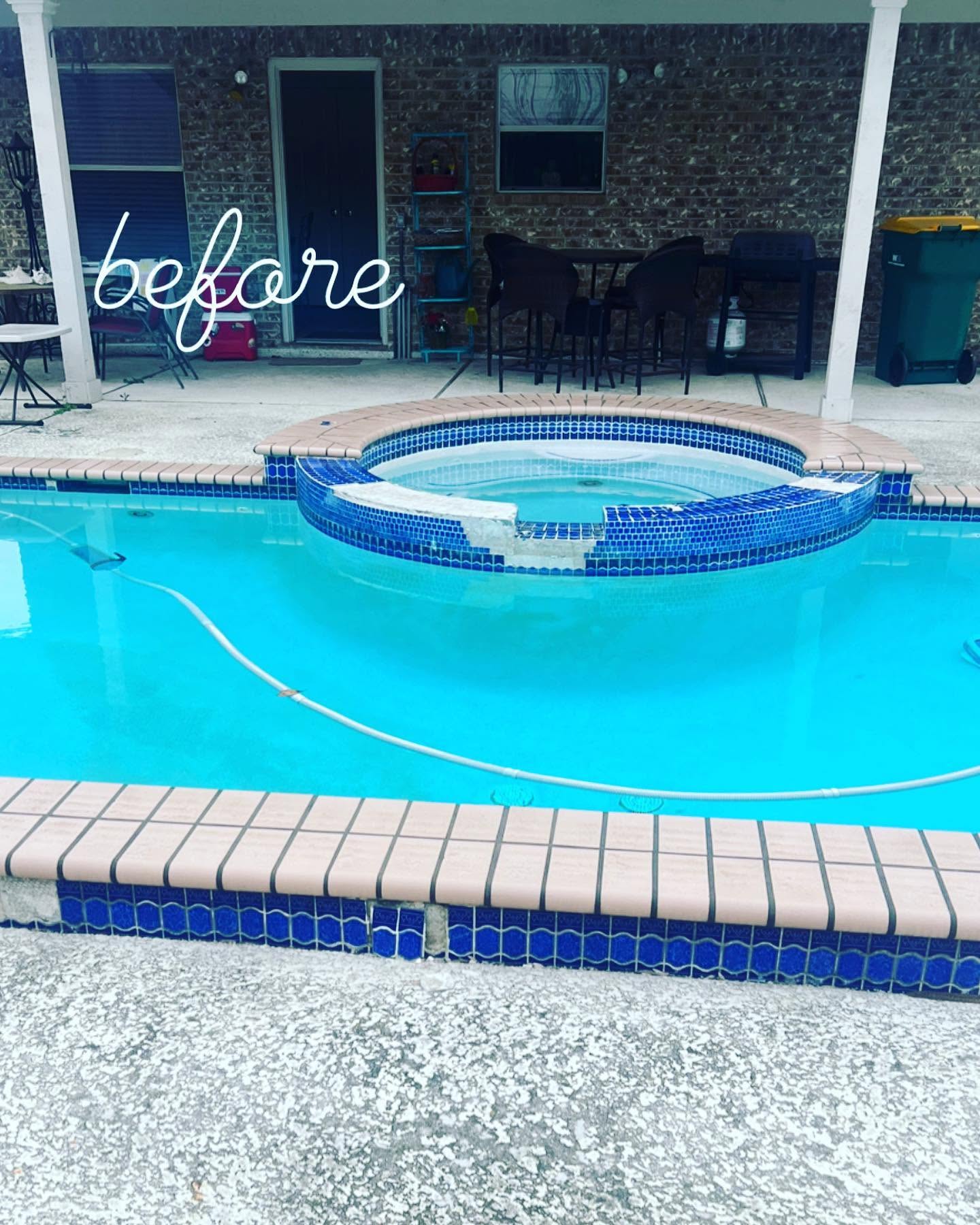 Pool before renovation